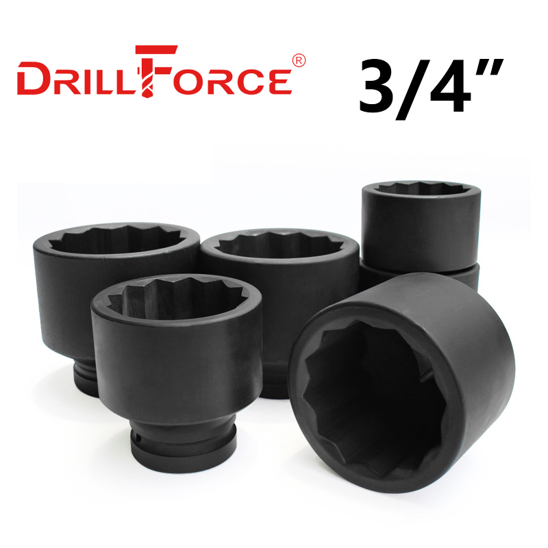Power Tools Pneumatic - Drillforce 17-50Mm Soket Pneumatik Dampak Kepala