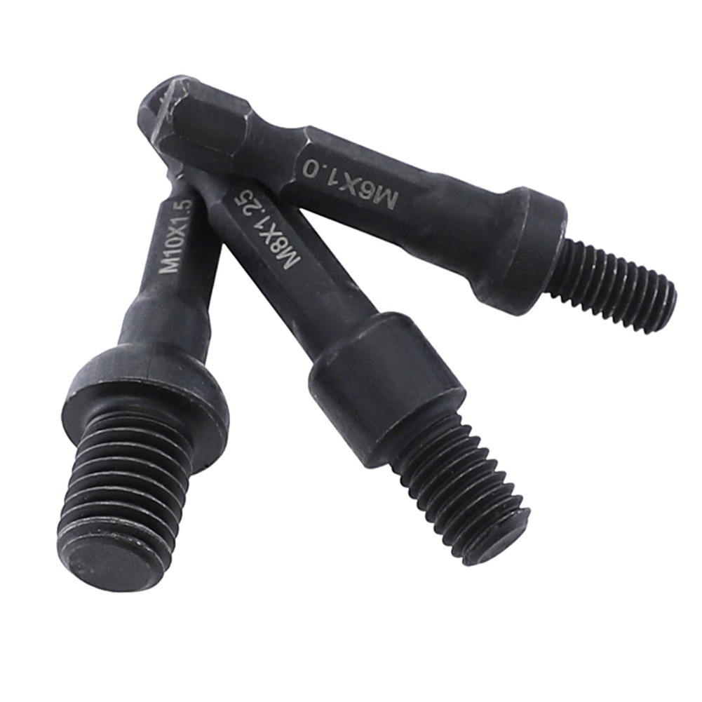 Power Tools Lowes - 3 Buah Adaptor Soket M6/M8/M10 Cr-Mo