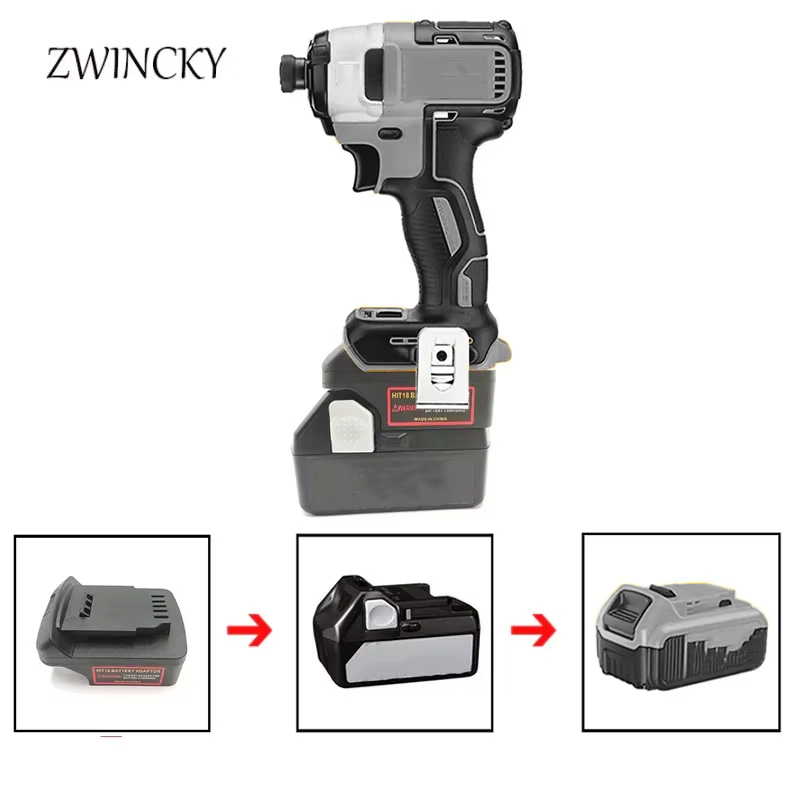 Power Tools Use - Adaptor Konverter ZWINCKY Digunakan Untuk Baterai