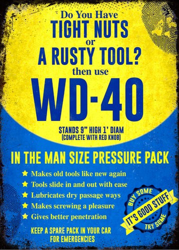 Power Tools Aldi - Papan Tanda Kaleng Logam Vintage Retro