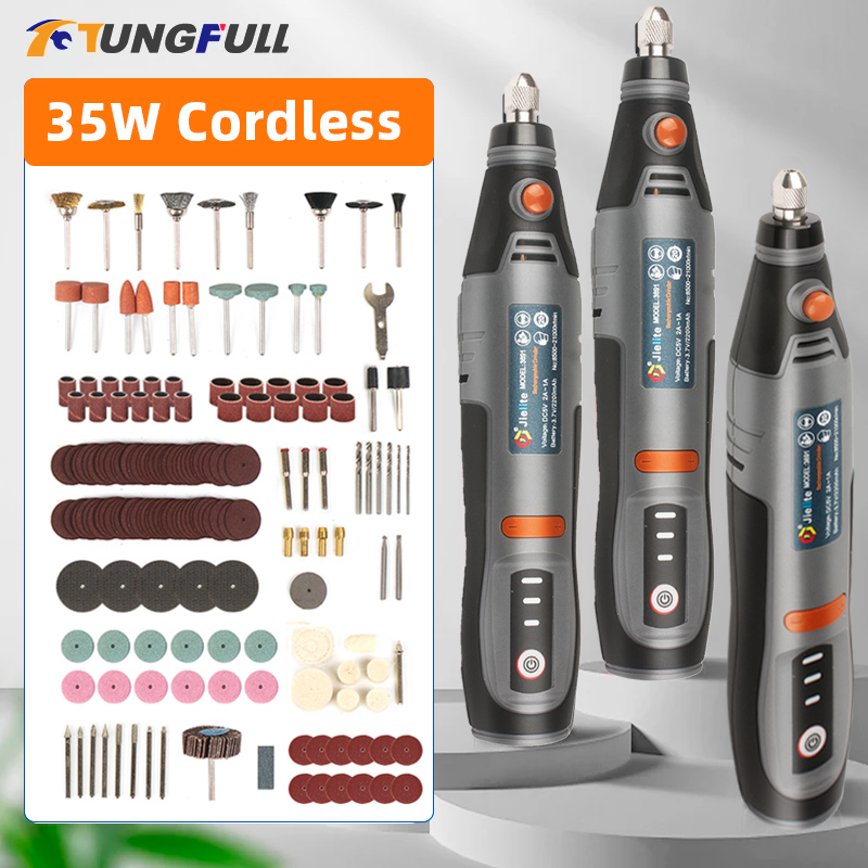 Power Tools Ingco - Bor listrik dapat diisi ulang 35W