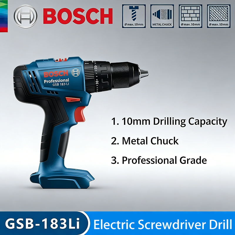 Power Tools Use - Bosch GSB183-LI Bor Listrik Obeng Tanpa