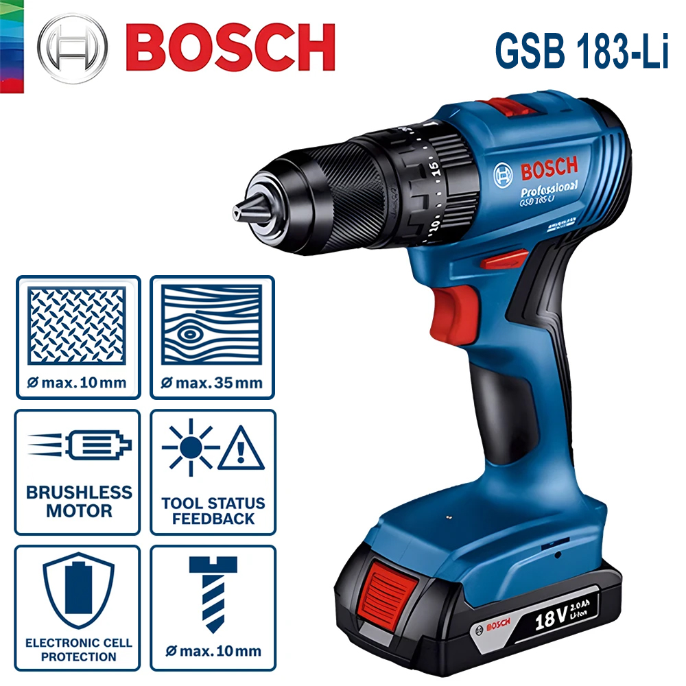 Power Tools Use - Bosch GSB 183-LI Obeng Bor Listrik