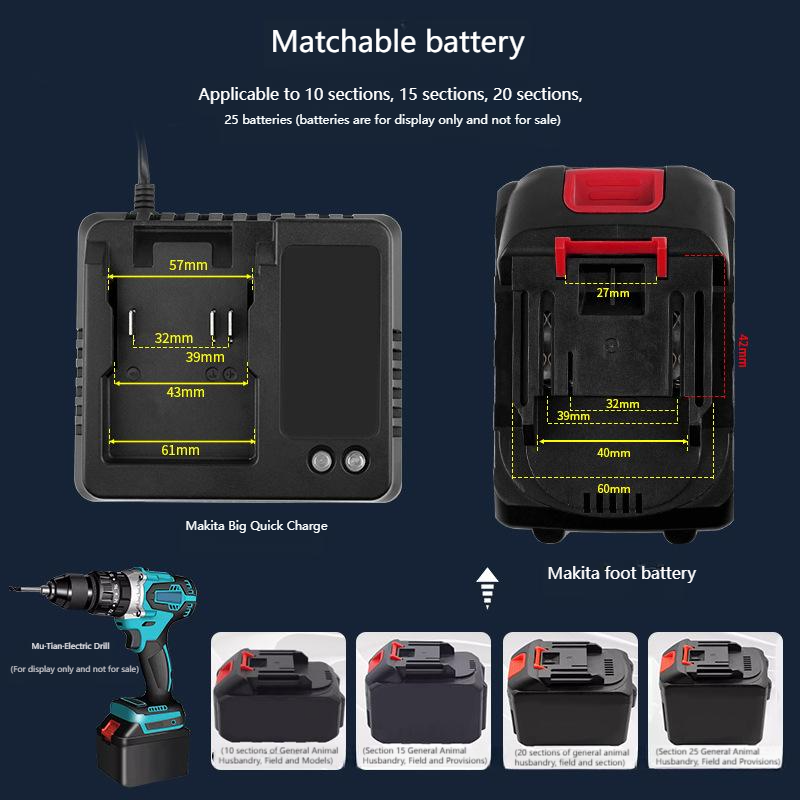 Pengisi Daya EU US 18V 21V Unt - Power Tools Impact Wrench ulasan dan harga