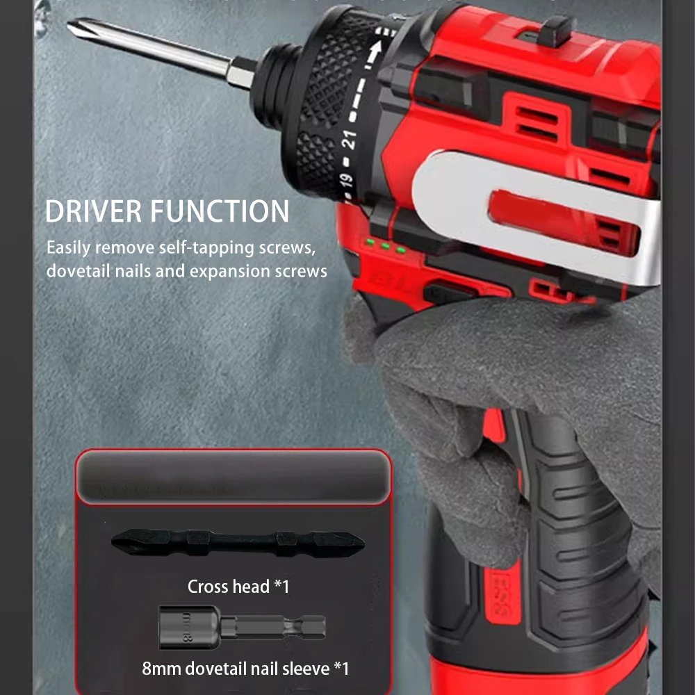 Bor listrik tanpa sikat 80N.m  - Power Tools Ingco ulasan dan harga
