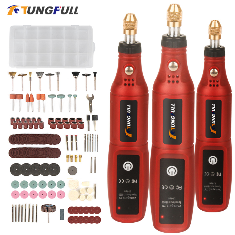 Alat bor putar USB tanpa kabel - Power Tools Ingco ulasan dan harga