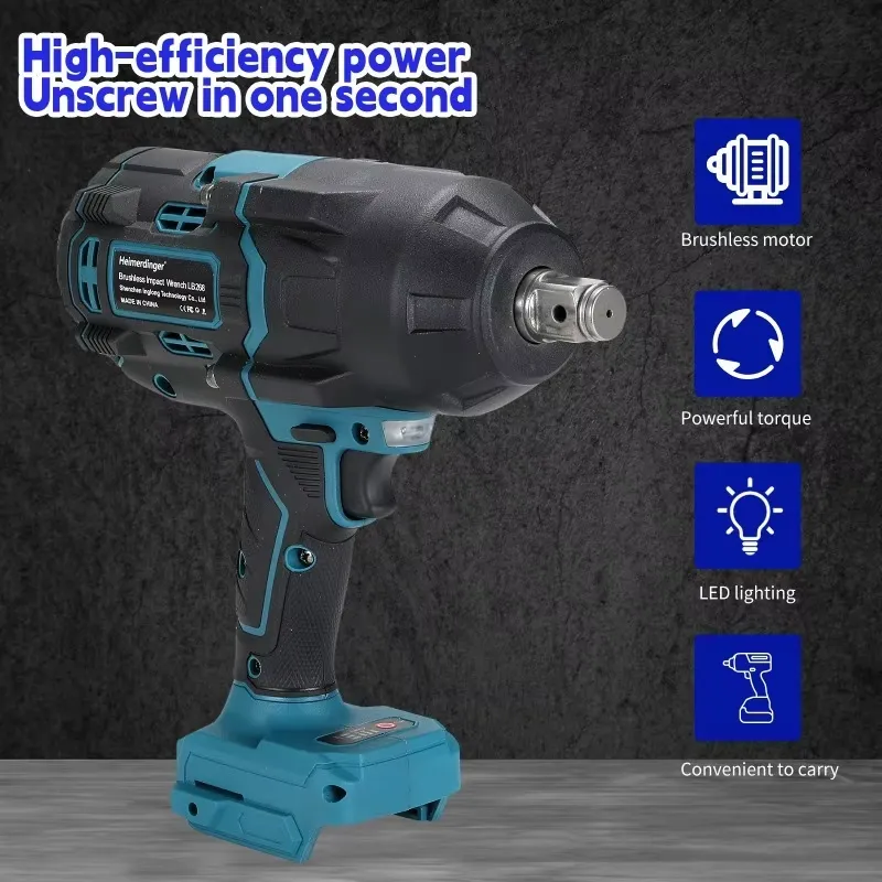 Heimerdinger 1600N Cordless Br - Power Tools Impact Wrench ulasan dan harga