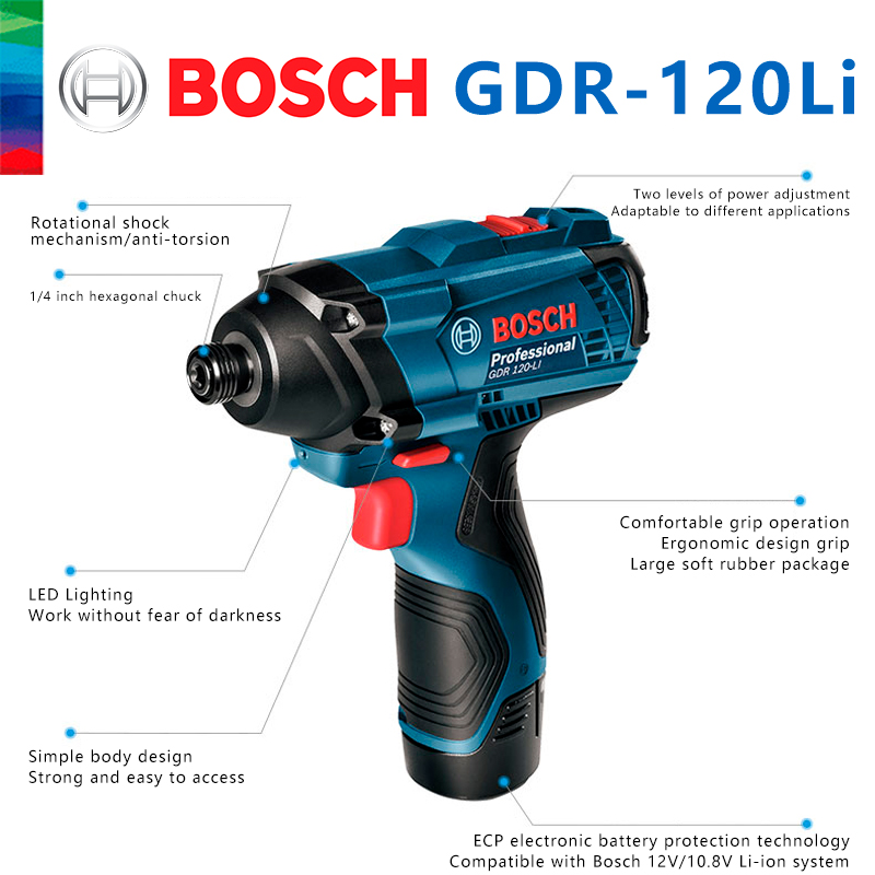 Bosch Original GDR 120-LI Impa - Power Tools Impact Wrench ulasan dan harga