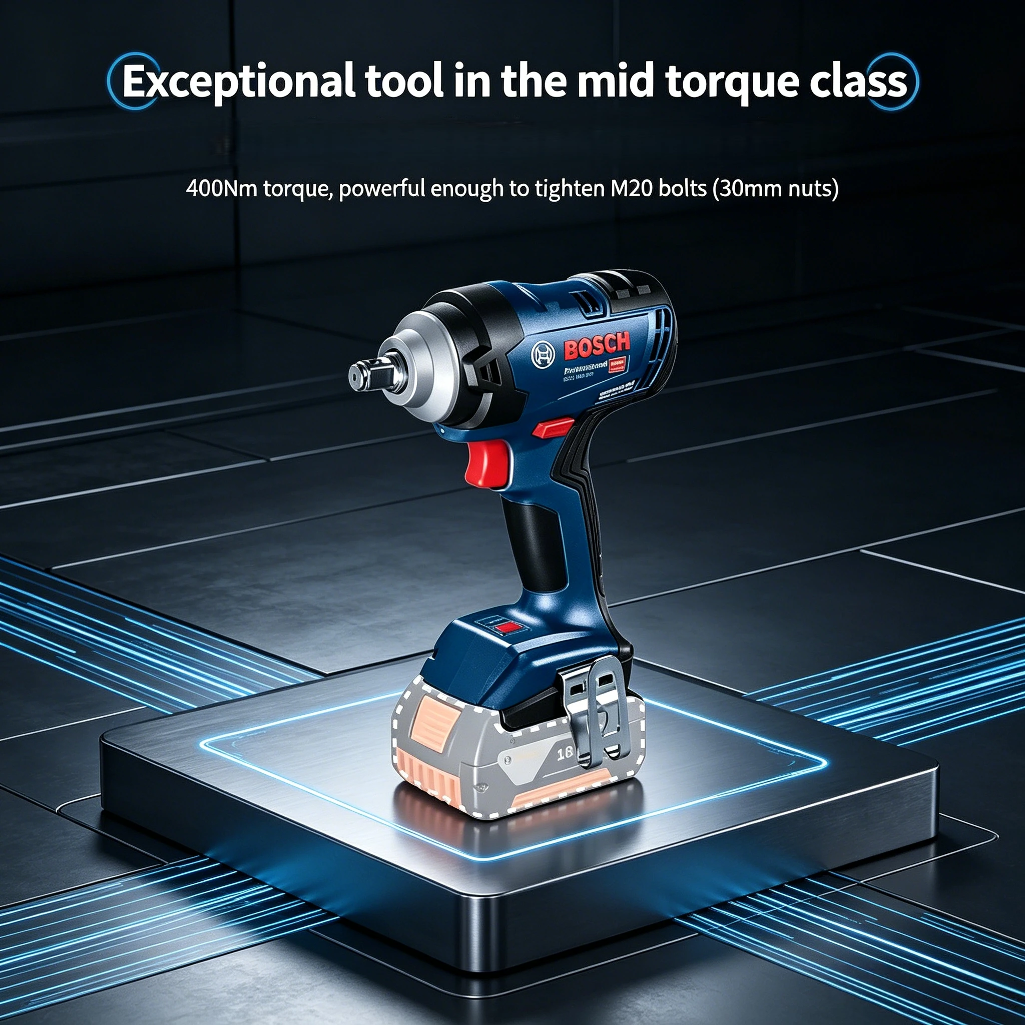 Bosch GDS18V-400 Professional  - Power Tools Impact Wrench ulasan dan harga