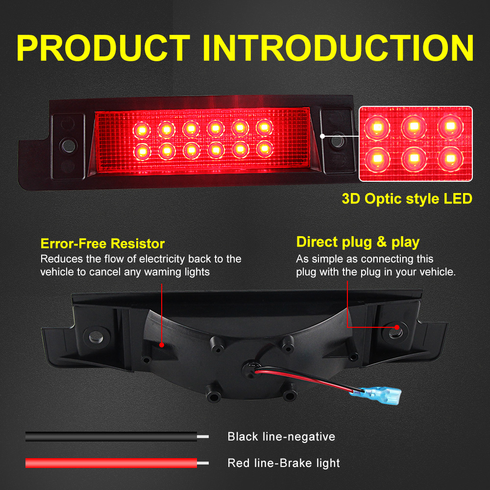 1 buah lampu rem LED pemasanga - Power Tools World ulasan dan harga