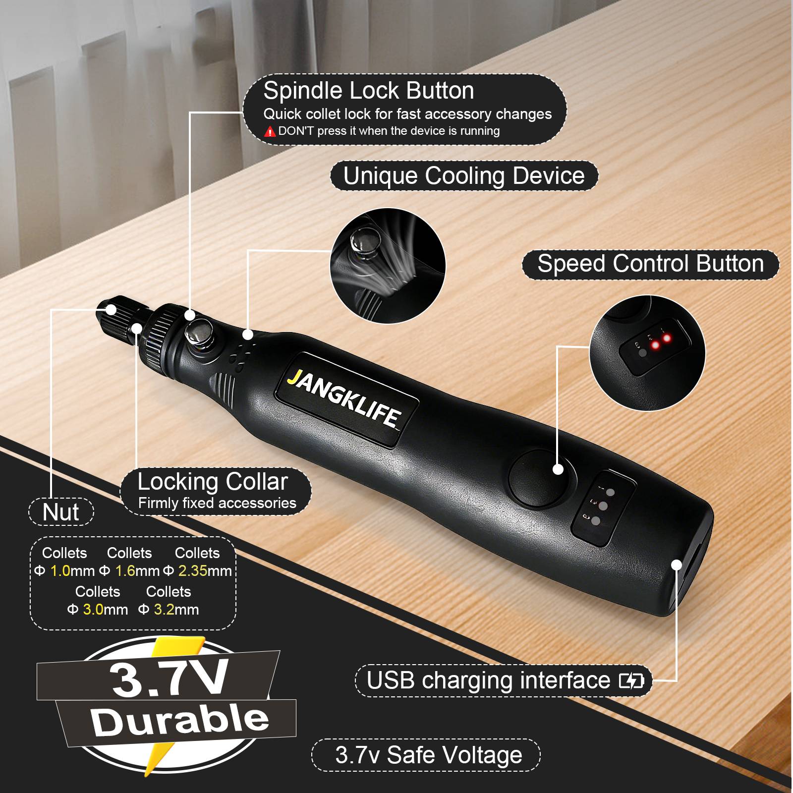 JANGKLIFE Kit Alat Putar Tanpa - Power Tools Ingco ulasan dan harga