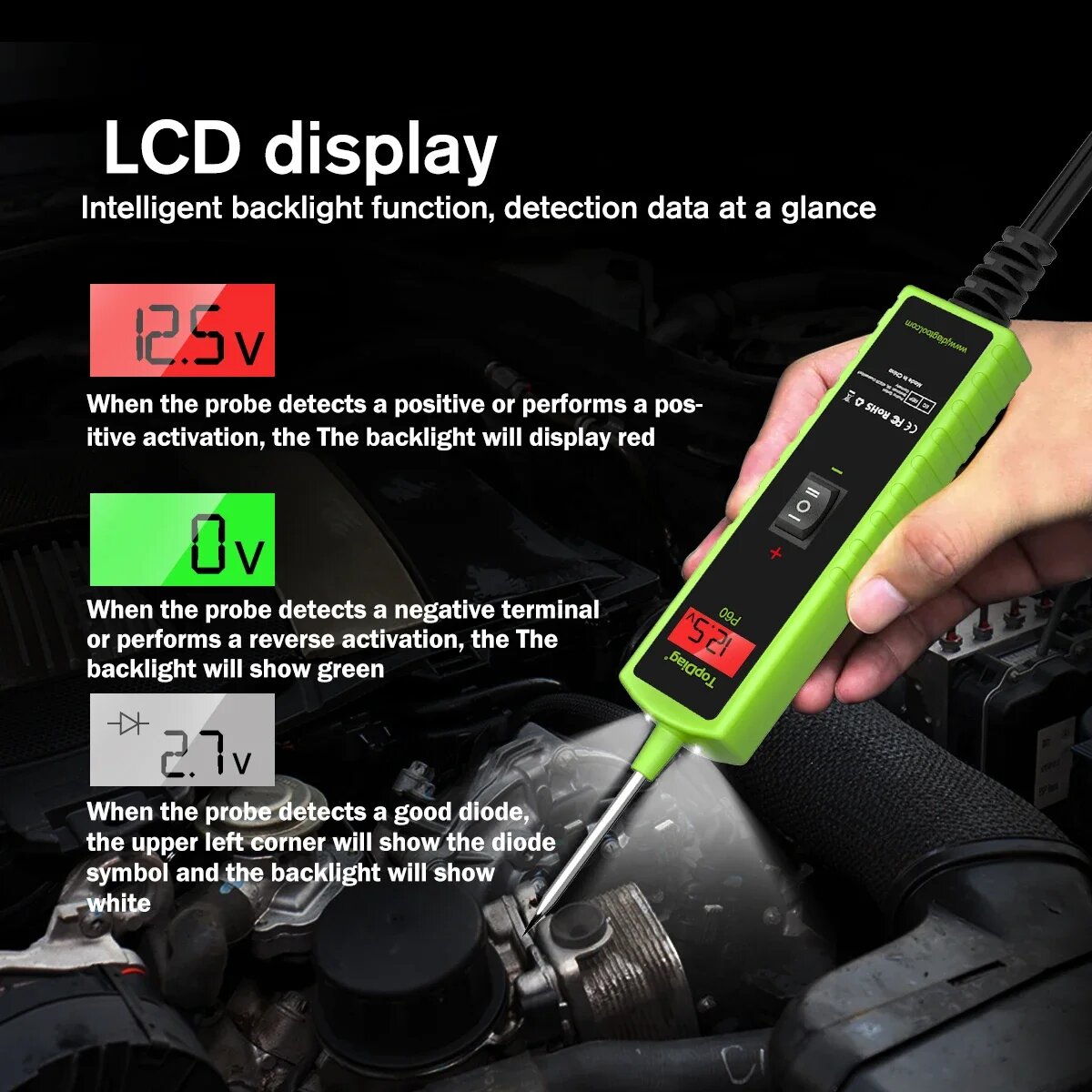 Jdiag P60 Alat Uji Sirkuit Day - Power Tools Automotive ulasan dan harga