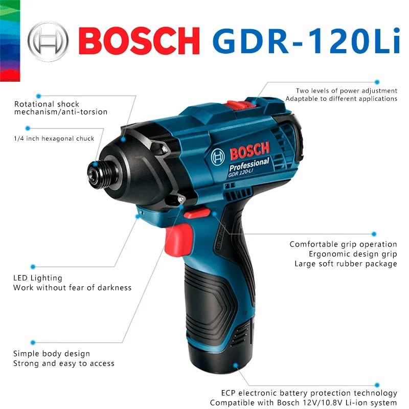 Bosch Original GDR 120-LI Impa - Power Tools Impact Wrench ulasan dan harga