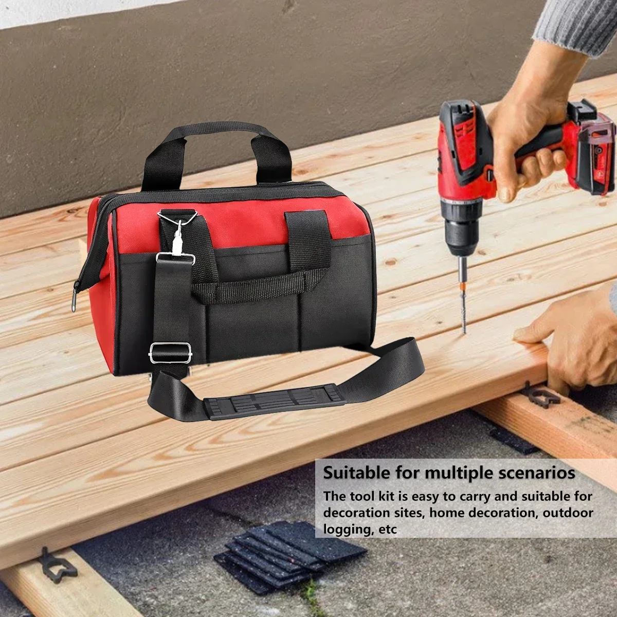 Tas peralatan Multi saku tahan - Bag Power Tools ulasan dan harga
